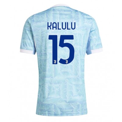 Fotballdrakt Herre Juventus Pierre Kalulu #15 Bortedrakt 2025-26 Kortermet Fotballdrakt Herre Juventus Pierre Kalulu #15 Bortedrakt 2025-26 Kortermet